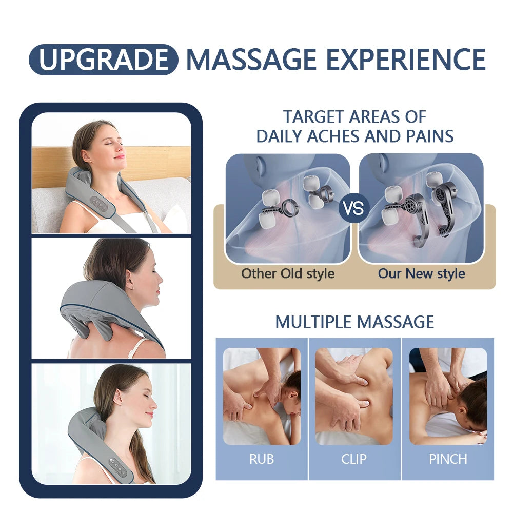 Wireless Neck And Back Massager Relaxing